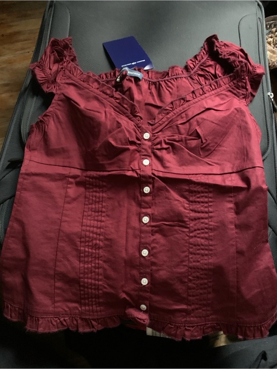 Brandy Melville Tops - Brandy Melville Red Elena Top